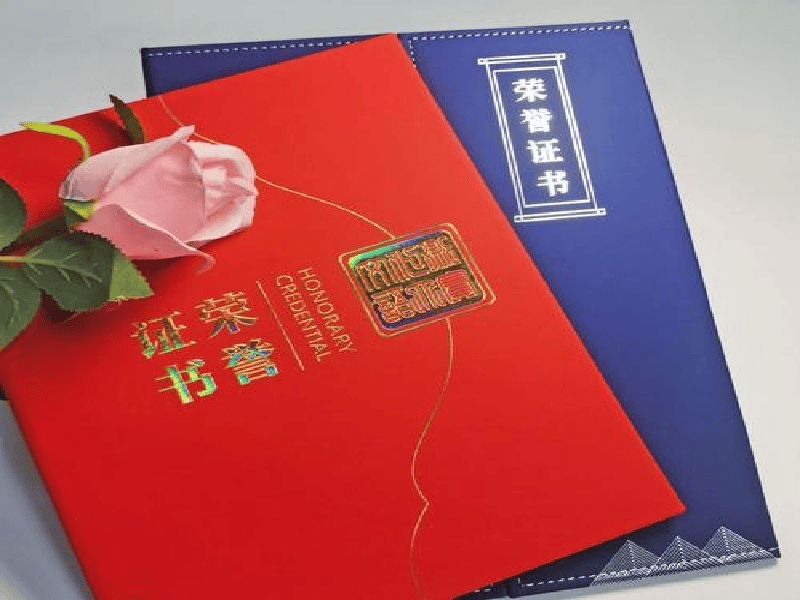定制证书定制 定制证书定制-红金大气喜庆风